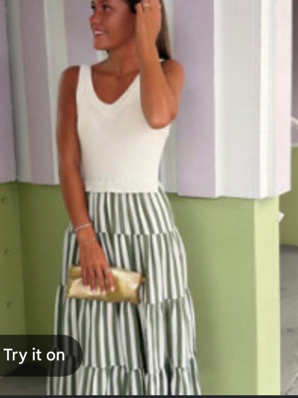 new EN SAISON ANTHROPOLOGIE MIXED MEDIA CECE DRESS S
